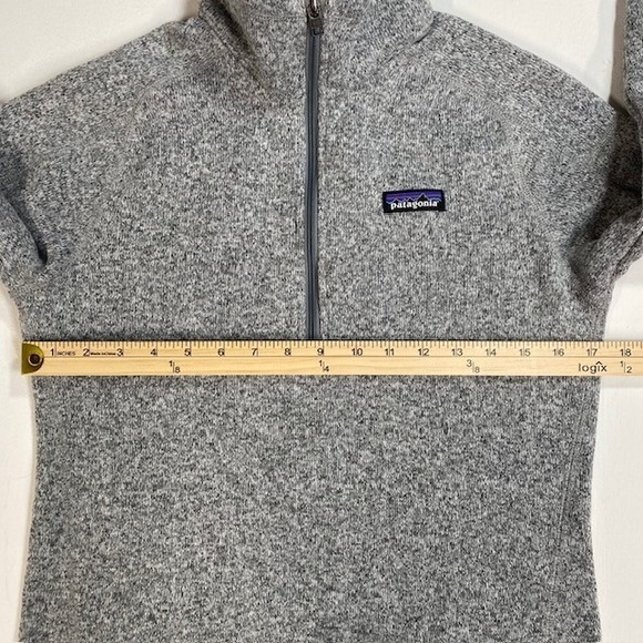 Patagonia Gray Fleece‎ Quarter Zip Pullover Sweater Women's Size Small - Picture 3 of 13